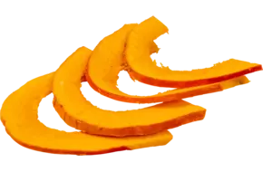 Hokkaido pompoen plak 5mm met schil 1 kg